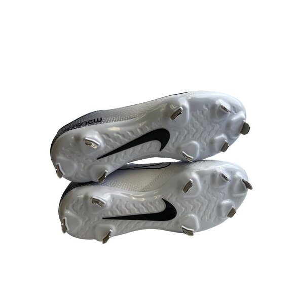 NEW! Nike Hyperdiamond 4 Pro Softball Cleats White Blue Renew Women's Size 9.5 - Picture 8 of 9